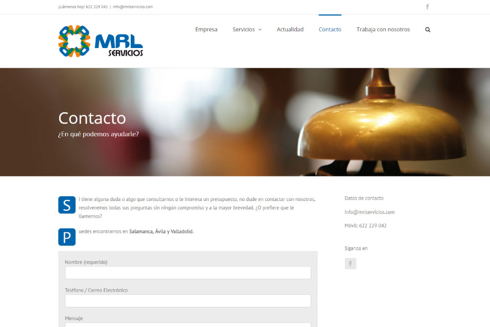 Web MRL Servicios