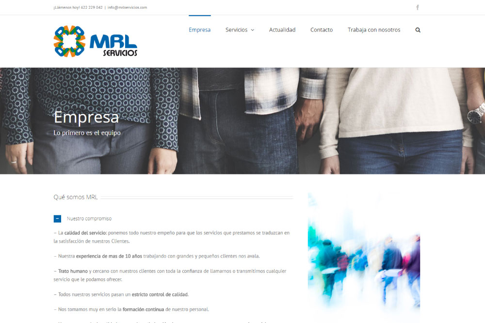 Web MRL Servicios