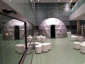 Fulldome en la biblioteca Pública de Burgos