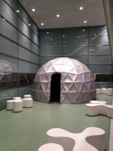 Fulldome en la biblioteca Pública de Burgos