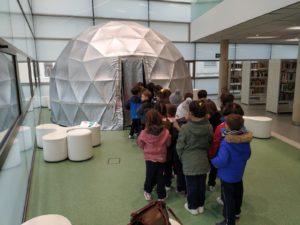 Fulldome en la biblioteca Pública de Burgos