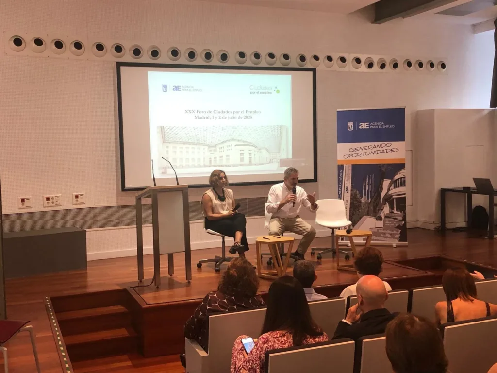 Foro Ciudades por el Empleo en Madrid, el 1 de julio de 2025
