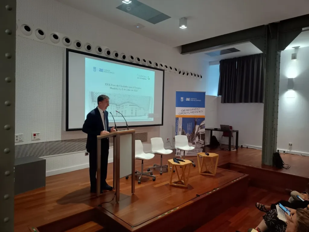 Foro Ciudades por el Empleo en Madrid, el 1 de julio de 2025