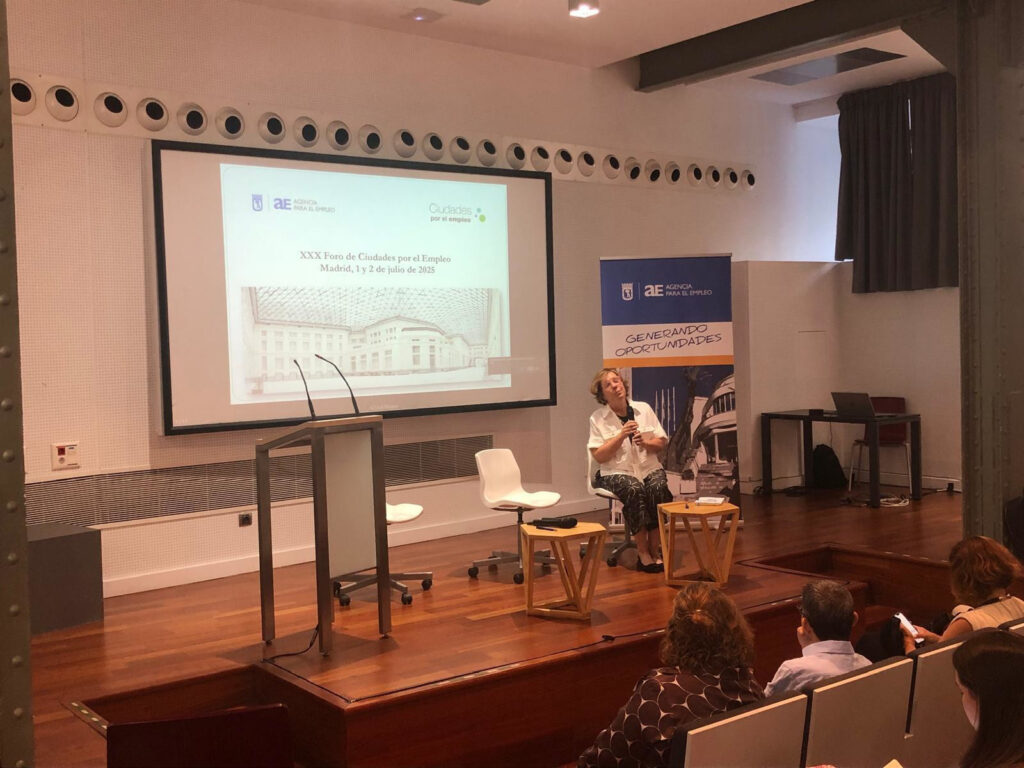 Foro Ciudades por el Empleo en Madrid, el 1 de julio de 2025
